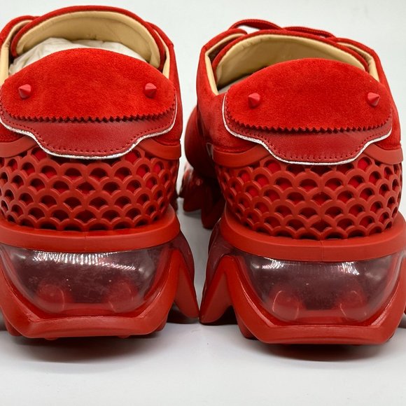 Christian Louboutin LOUBISHARK Mens Suede Low Top Sneakers Shoes Loubi main image 12
